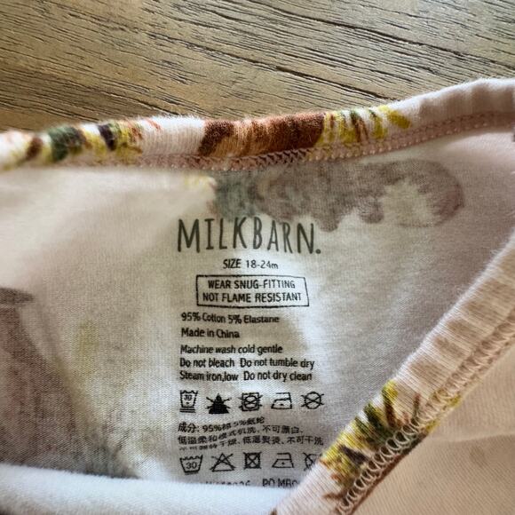 Milkbarn 2 Piece Pajamas - Size 18-24m - Picture 2 of 4